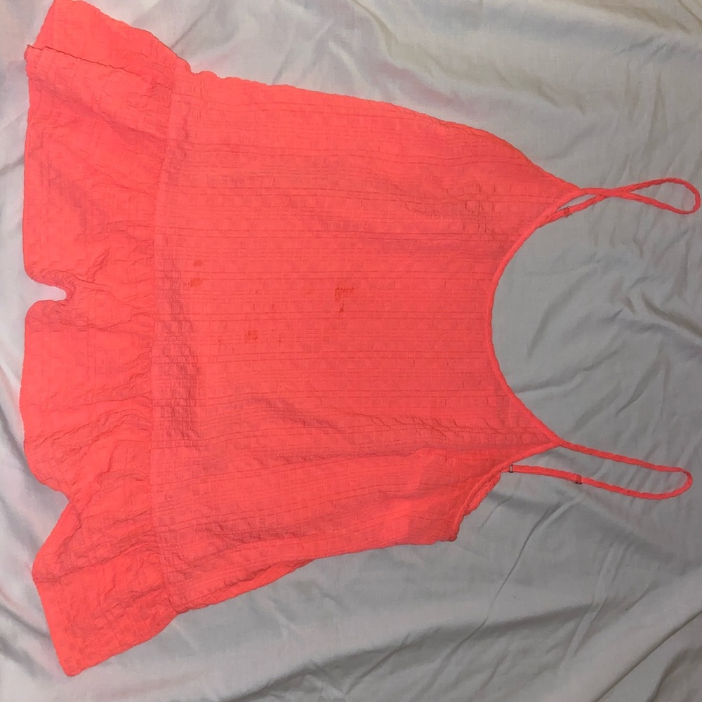 Lilly Pulitzer waffle spaghetti strap tank top